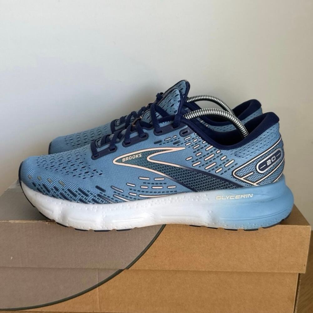 Brooks Glycerin 20 ‘Blissful Blue’ Women Running Sneakers- SZ 9.5 - Picture 4 of 12